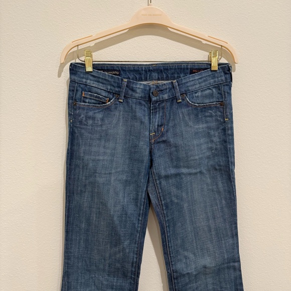 Citizens Of Humanity Faye Dark Blue Boot Cut Jeans - Picture 3 of 13